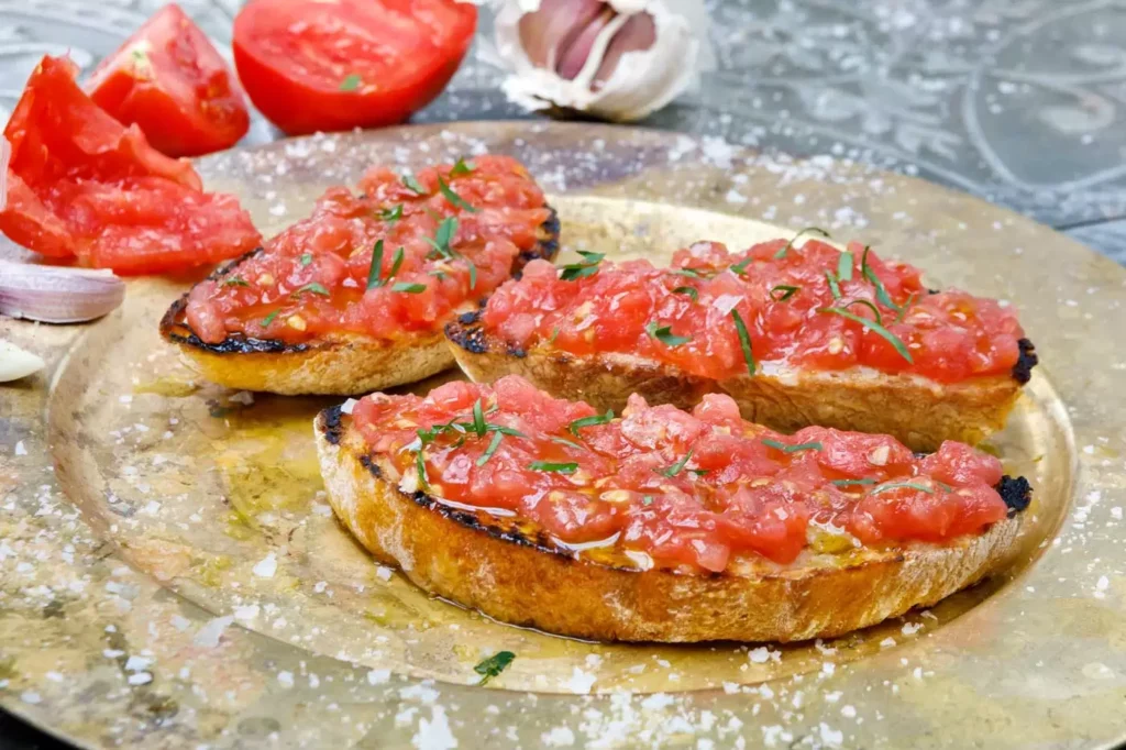 spécialité Barcelone : pan con tomate