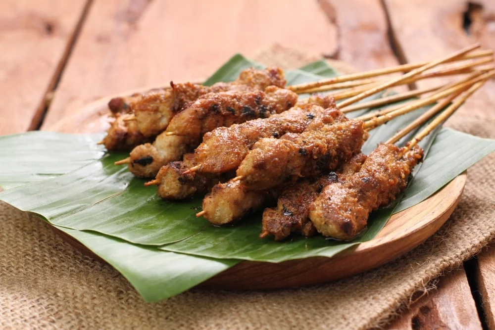 sate ayam plat indo