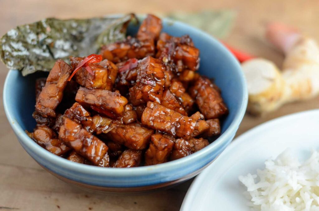 tempeh plat indonésien